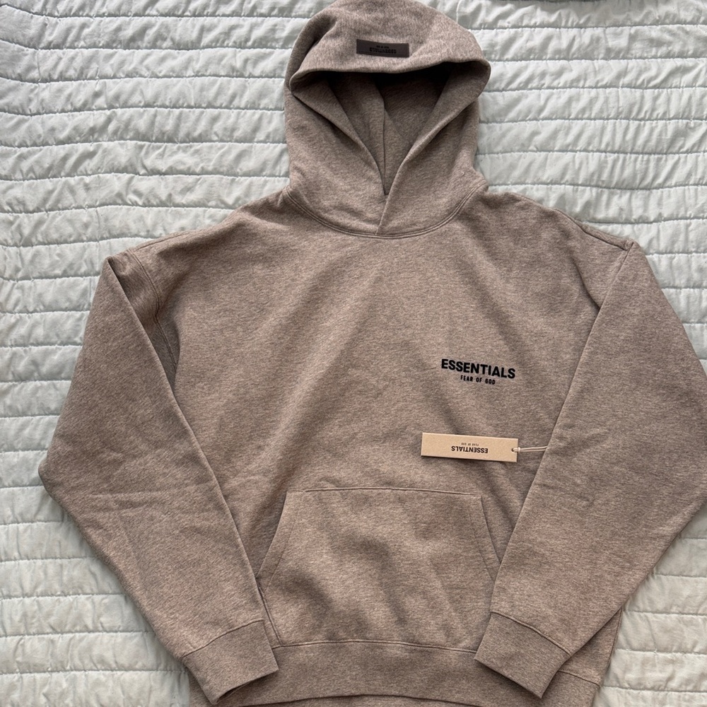 Essentials Tan Hoodie for Men